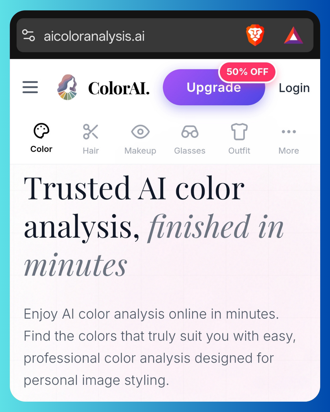 AI Color Analysis