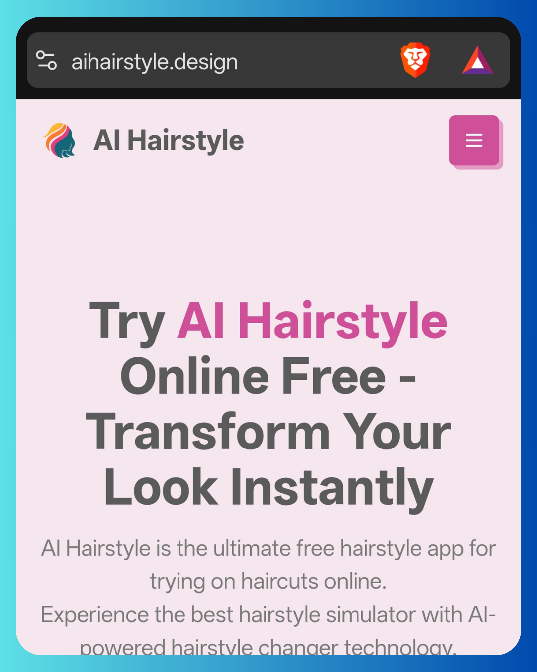 AI Hairstyle