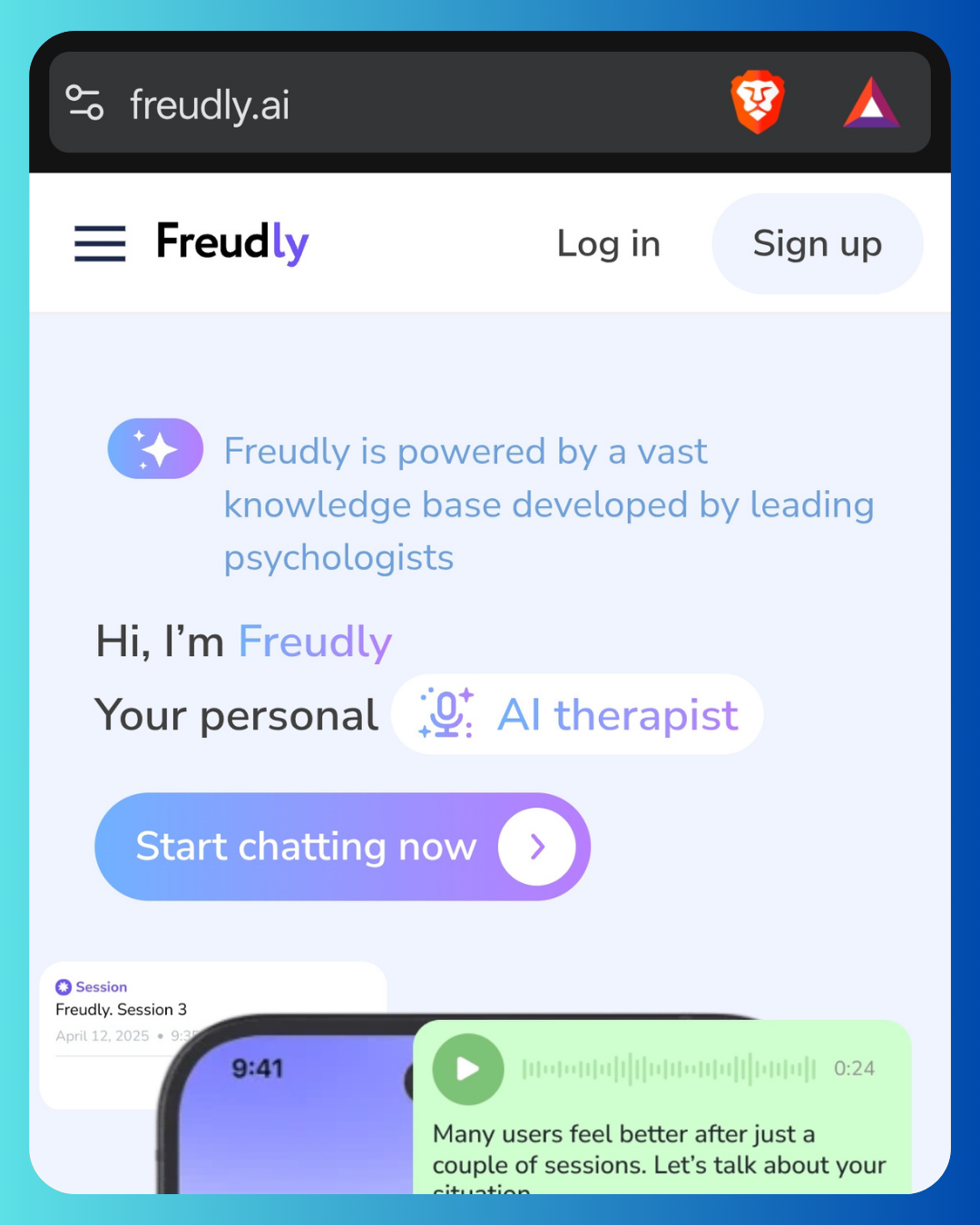 Freudly AI Therapist