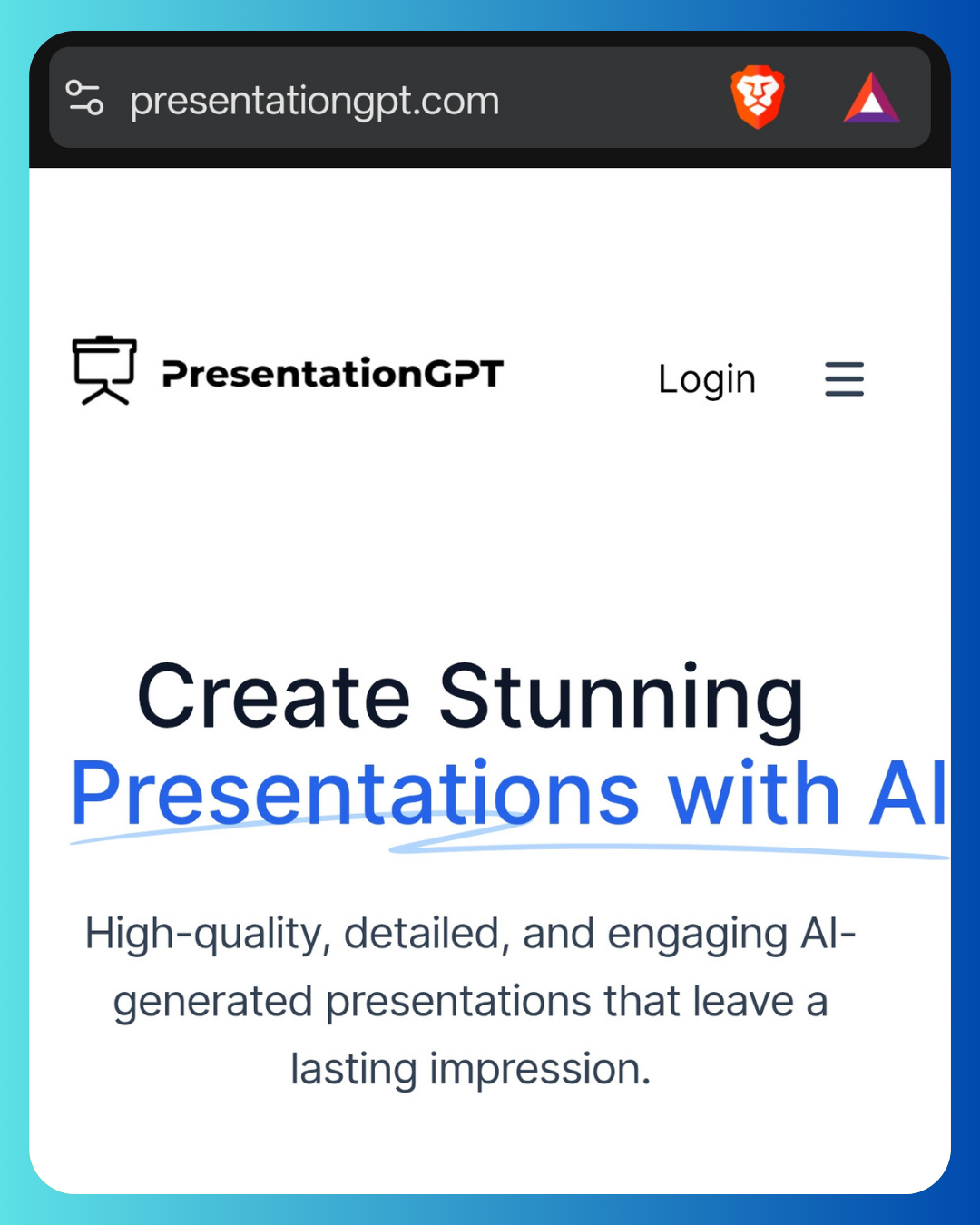PresentationGPT