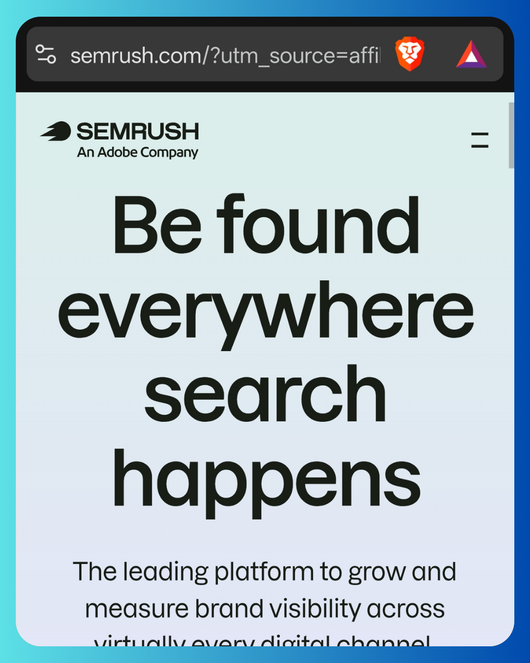 Semrush AI Visibilty Toolkit
