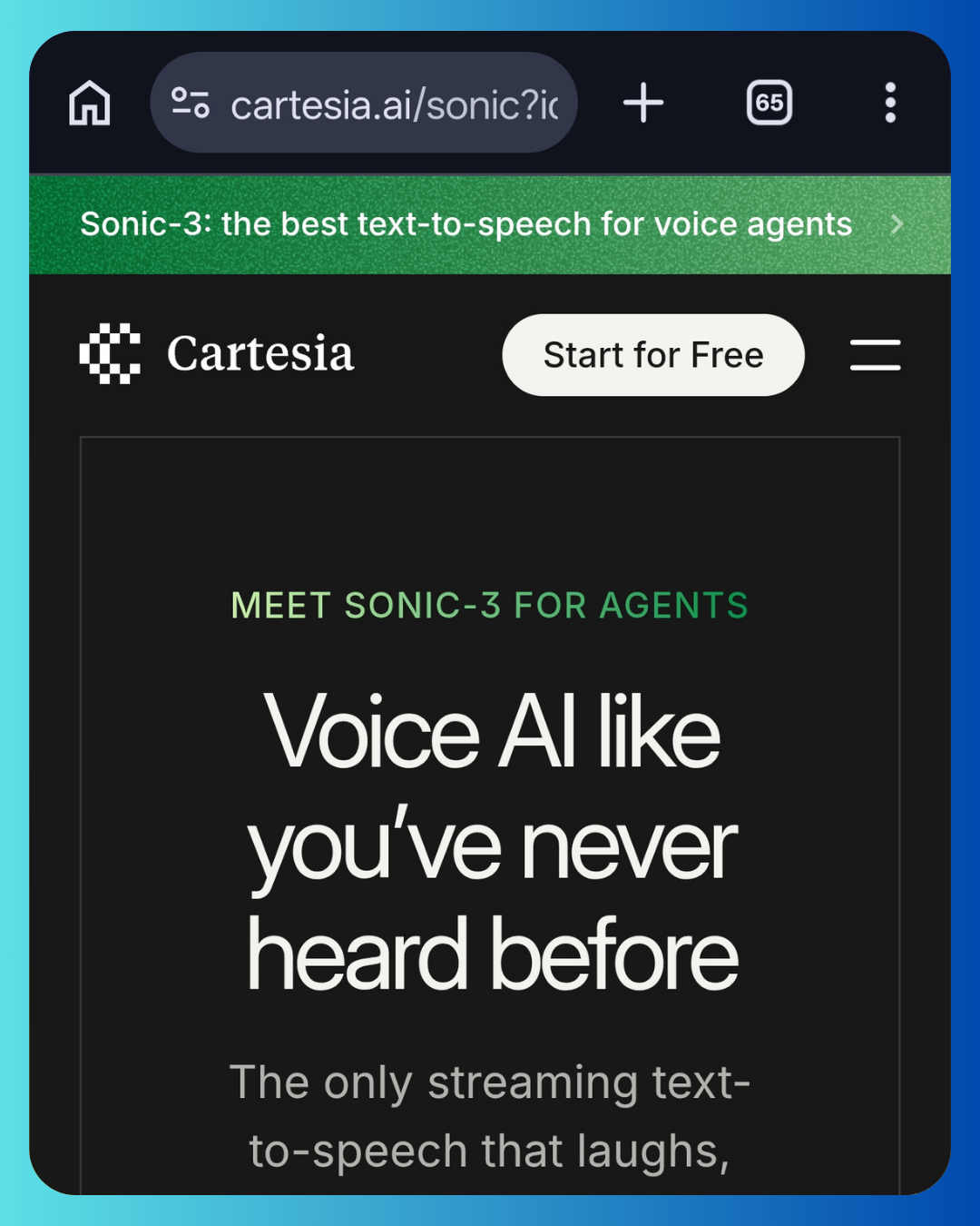 Cartesia AI