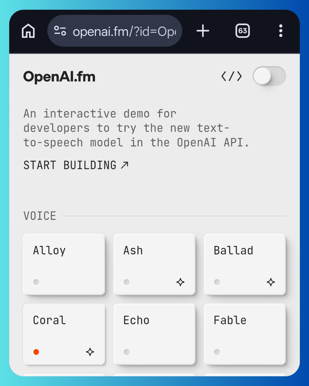 OpenAI.fm