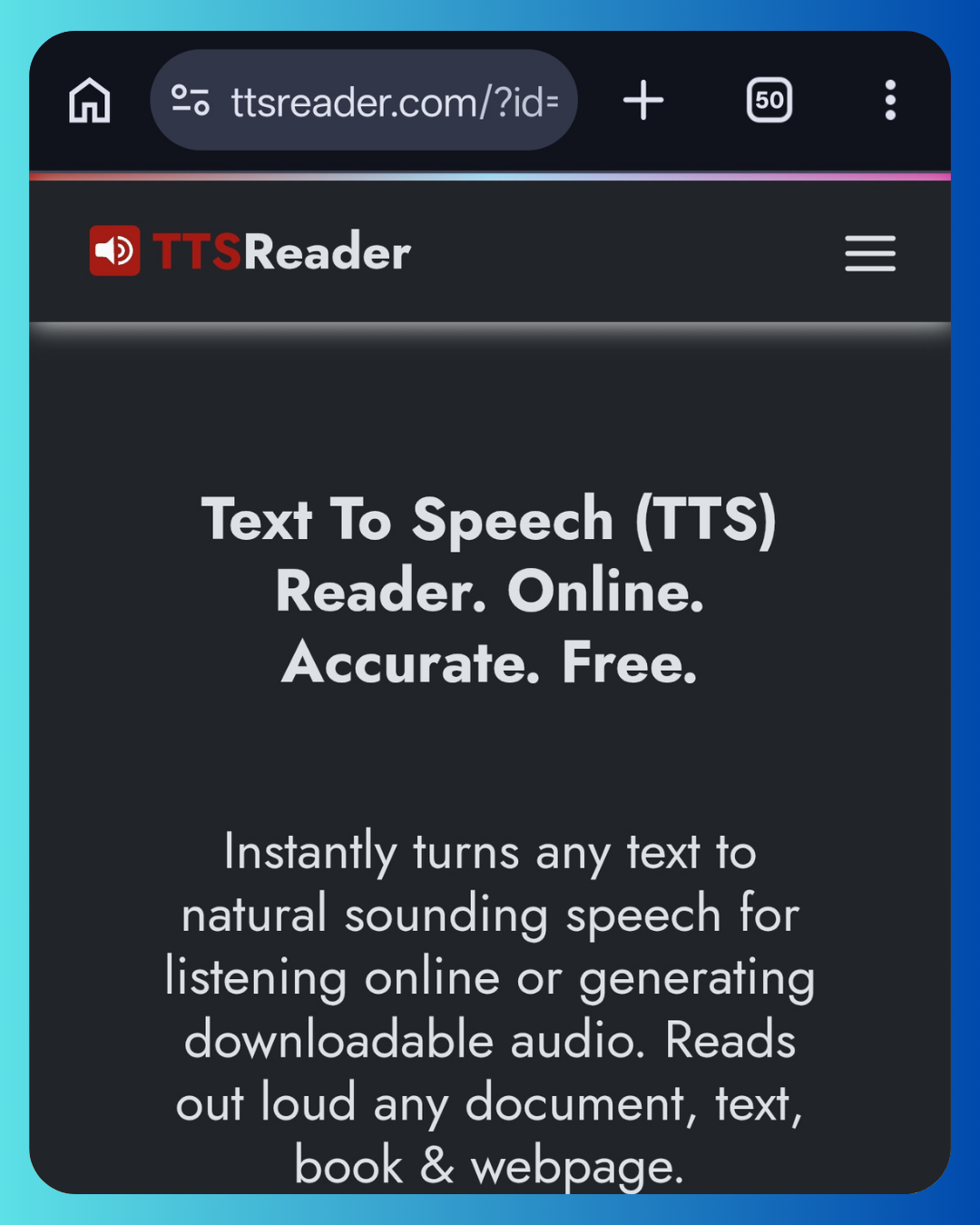TTS Reader