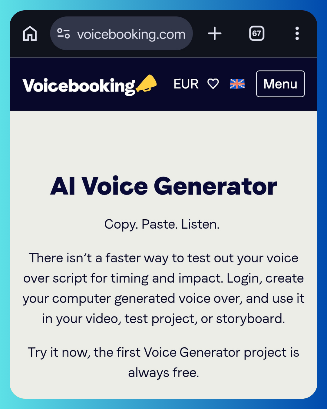 Voicebooking