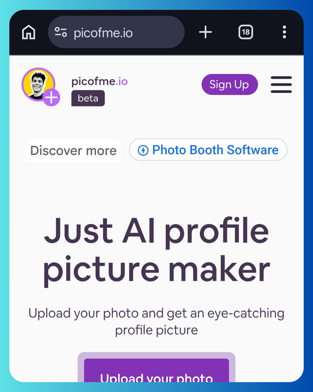 PicOfMe.io
